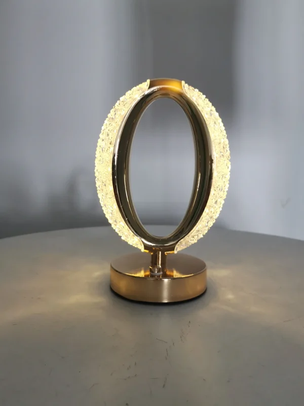 1pcs Morden Style Led Touch Modern Crystal Table Lamp For Bedroom Restaurant Bar Bedside Night Light 5