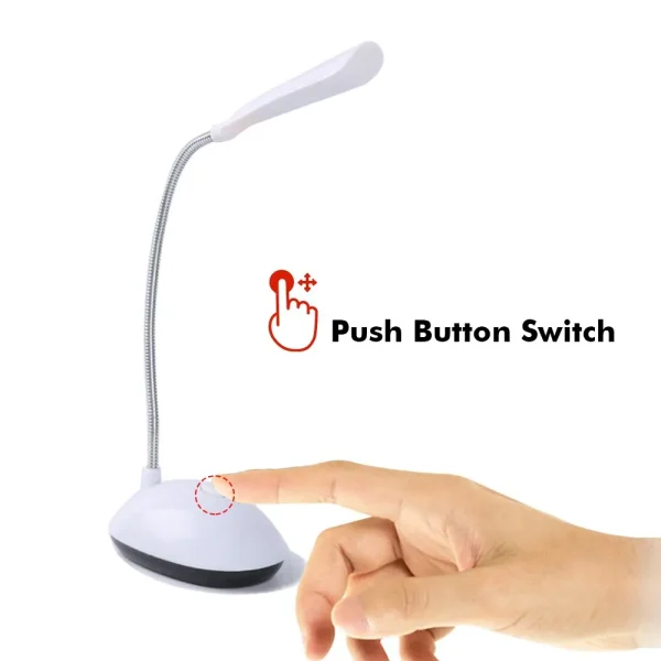 Led Desk Table Reading Lamp For Study Eye Protection Lamp Aaa Battery Powered Lamp Folding Creative 1