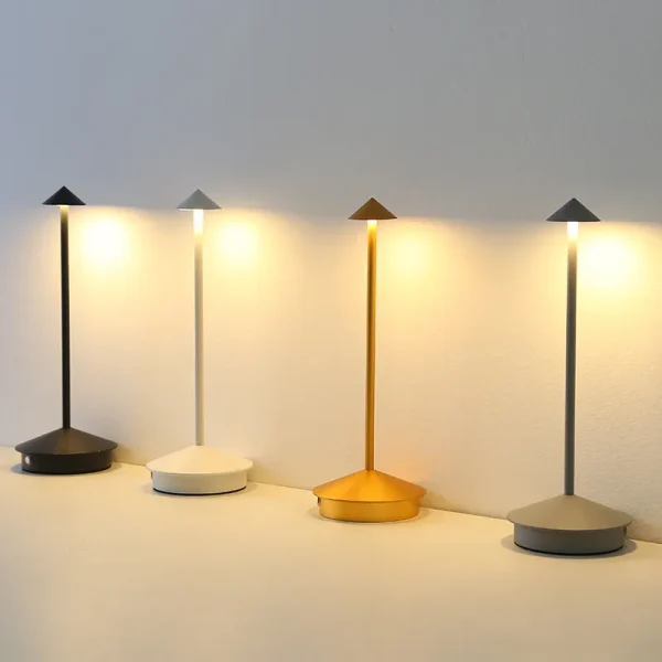 Rechargeable Table Lamp Led Touch Sensor Desktop Night Light Wireless Reading Lamp For Restaurant Hotel Bar 4
