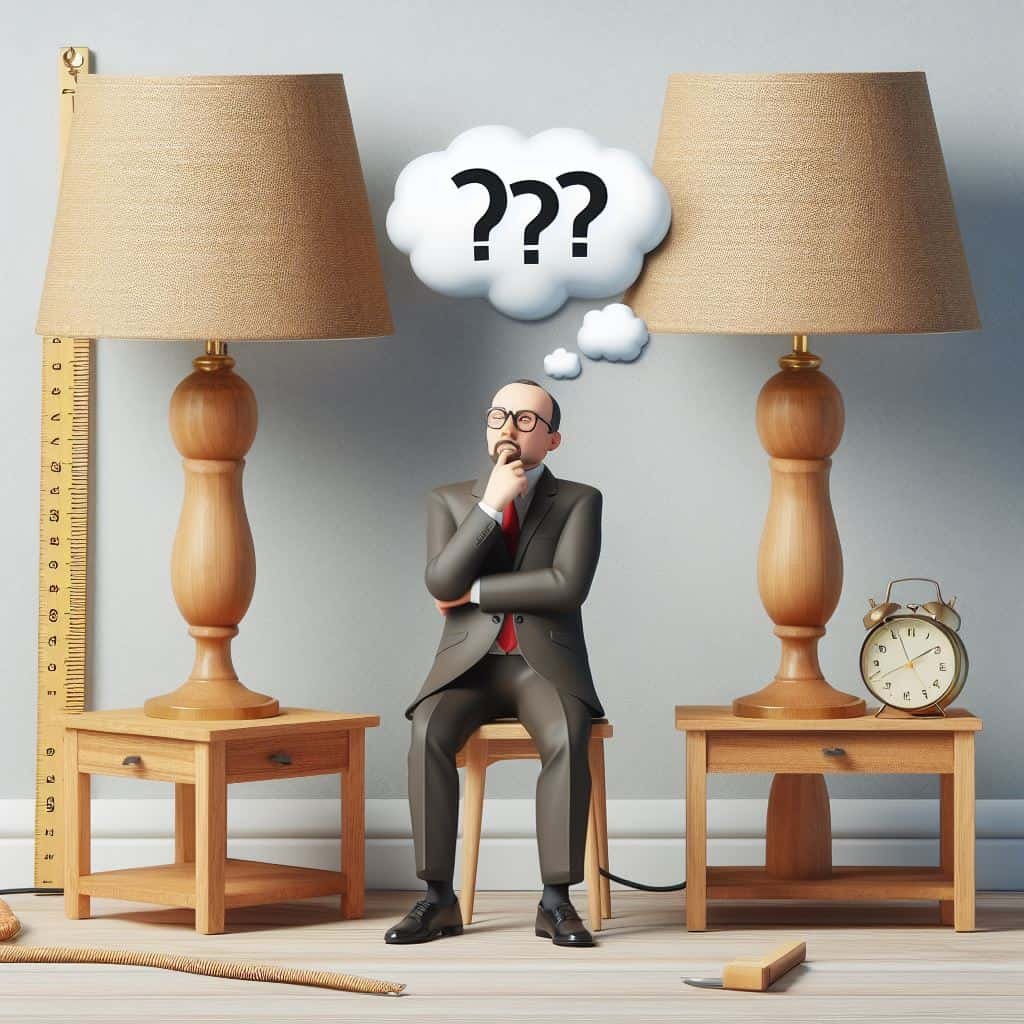 How Tall Should End Table Lamps Be?