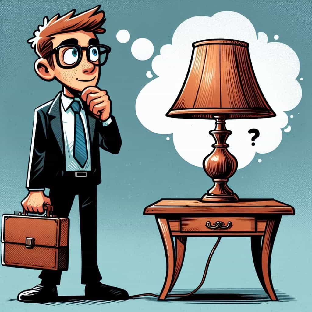 How Tall Should A Lamp Be On An End Table?