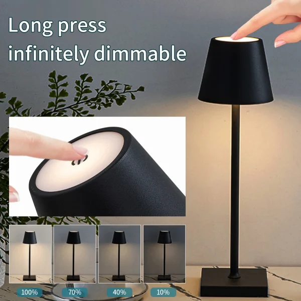 Kf Sc9f156ca30a845eb87d15c768922dd36m Led Desk Light Usb Rechargeable 3 Level Brightness Dimmable Table Decorative Lamp For Living Room Bedroom