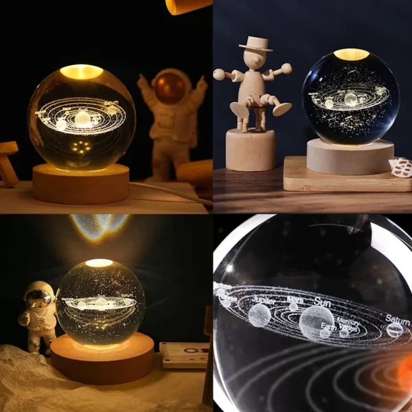 Kf Sf1f2584b92db44e9b36f51d703f350067 Usb Led Night Light Galaxy Crystal Ball Table Lamp 3d Planet Moon Lamp Bedroom Home Decor