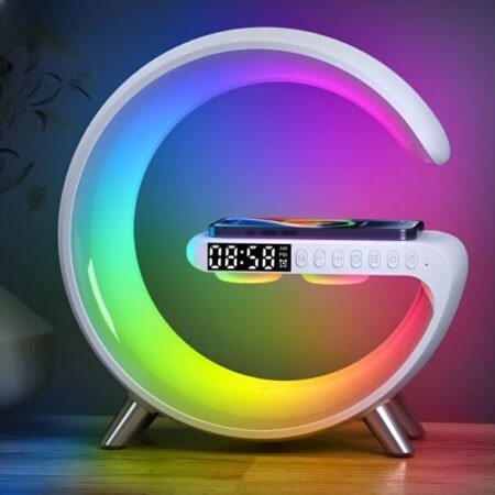 G63 G Lamp Multi Functional Led Clock Display Speaker G 63 Wireless Charging Bluetooth Speaker Atmosphere Night Lamp With Alarm Clock 1