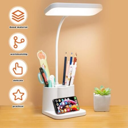 Led Learning Dormitory Bedroom Bedside Reading Night Light Table Lamp Qp 2209 B 1