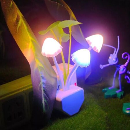 Mushroom Night Light Led Night Lights Flower Lamp Bedroom Baby Room Lamps For Family Friend Or Kids Gifts Random Colors 2 2